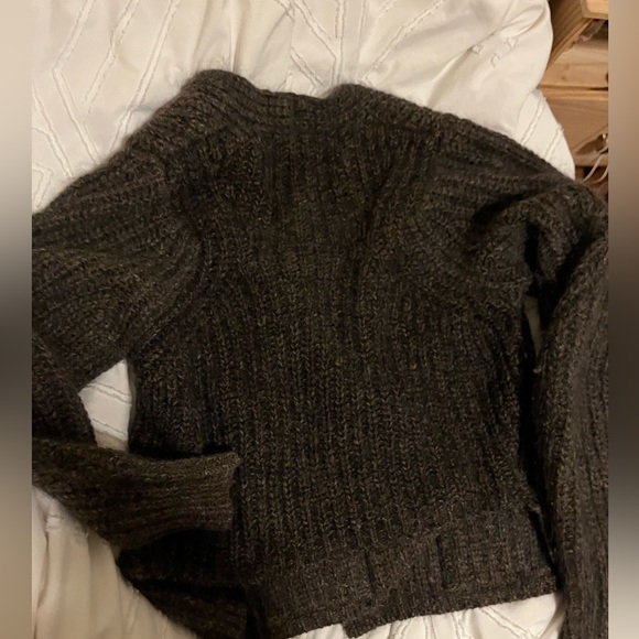 Isabel Marant brown chunky knit cardigan - mohair franck cardigan - Picture 3 of 6